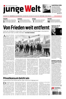 Junge Welt Zeitung 16. Juli 2020