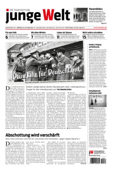 Junge Welt Zeitung 24. Juli 2020