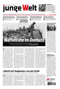 Junge Welt Zeitung 28. Juli 2020