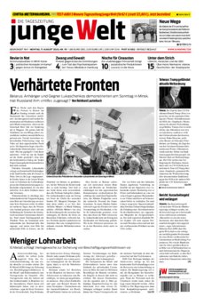 Junge Welt Zeitung 17. August 2020
