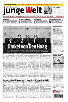Junge Welt Zeitung 19. August 2020