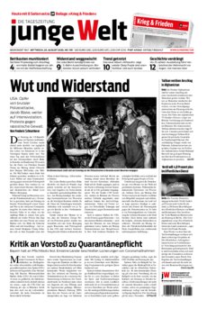 Junge Welt Zeitung 26. August 2020