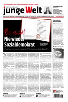 Junge Welt Zeitung 29. August 2020