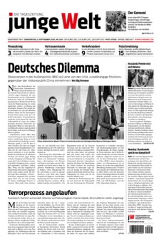 Junge Welt Zeitung 3. September 2020