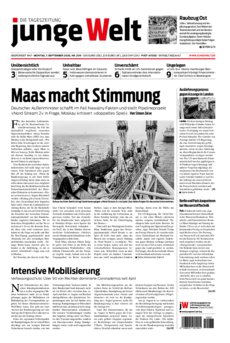 Junge Welt Zeitung 7. September 2020
