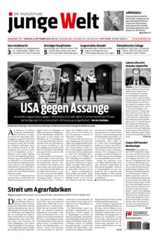 Junge Welt Zeitung 8. September 2020