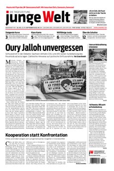 Junge Welt Zeitung 12. September 2020
