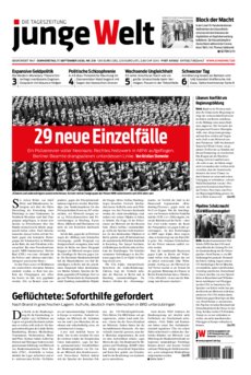 Junge Welt Zeitung 17. September 2020