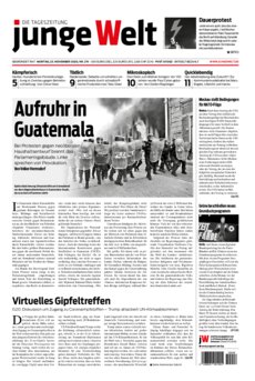 Junge Welt Zeitung 23. November 2020
