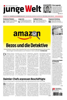 Junge Welt Zeitung 26. November 2020