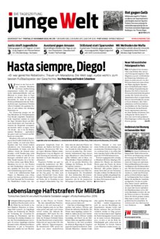 Junge Welt Zeitung 27. November 2020