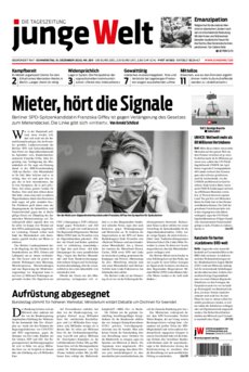 Junge Welt Zeitung 10. Dezember 2020