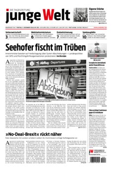 Junge Welt Zeitung 11. Dezember 2020