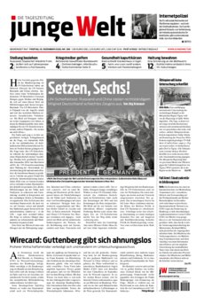Junge Welt Zeitung 18. Dezember 2020