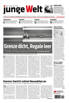 Junge Welt Zeitung 23. Dezember 2020