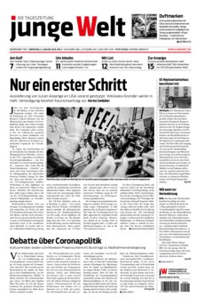 Junge Welt Zeitung 5. Januar 2021