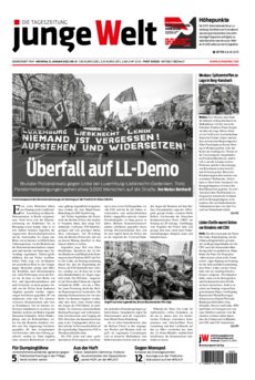 Junge Welt Zeitung 11. Januar 2021