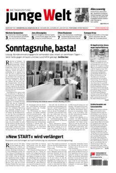 Junge Welt Zeitung 28. Januar 2021
