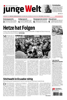 Junge Welt Zeitung 9. Februar 2021