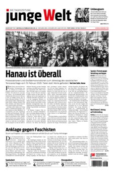 Junge Welt Zeitung 22. Februar 2021