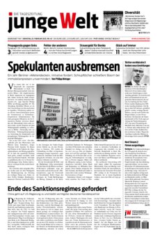 Junge Welt Zeitung 23. Februar 2021