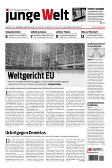 Junge Welt Zeitung 23. März 2021