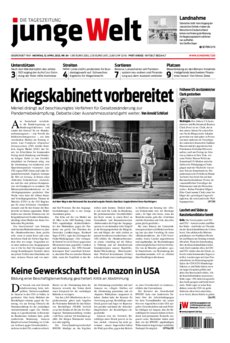 Junge Welt Zeitung 12. April 2021