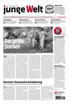 Junge Welt Zeitung 29. April 2021