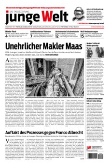 Junge Welt Zeitung 21. Mai 2021