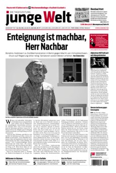 Junge Welt Zeitung 22. Mai 2021