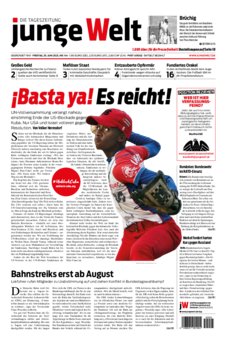 Junge Welt Zeitung 25. Juni 2021