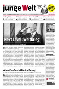 Junge Welt Zeitung 29. Juli 2021