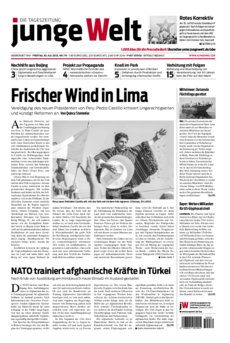 Junge Welt Zeitung 30. Juli 2021