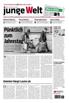 Junge Welt Zeitung 4. August 2021