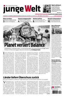 Junge Welt Zeitung 9. August 2021