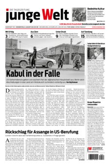 Junge Welt Zeitung 12. August 2021