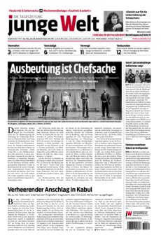 Junge Welt Zeitung 28. August 2021