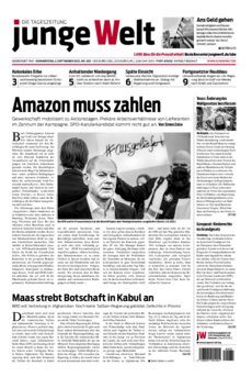 Junge Welt Zeitung 2. September 2021