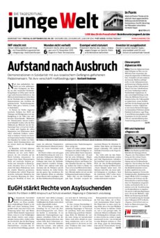 Junge Welt Zeitung 10. September 2021