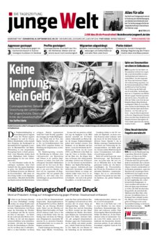 Junge Welt Zeitung 16. September 2021