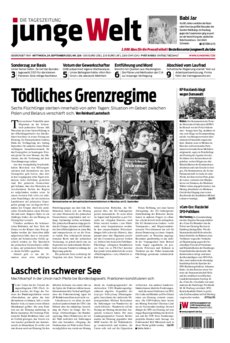 Junge Welt Zeitung 29. September 2021