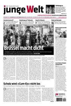 Junge Welt Zeitung 30. September 2021