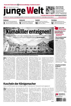 Junge Welt Zeitung 2. Oktober 2021