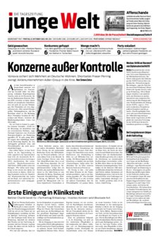 Junge Welt Zeitung 8. Oktober 2021