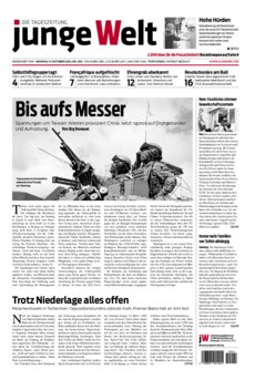 Junge Welt Zeitung 11. Oktober 2021
