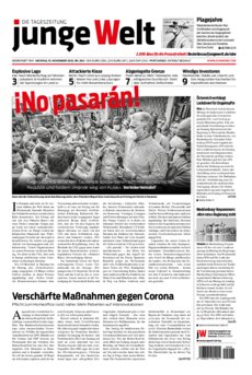 Junge Welt Zeitung 15. November 2021