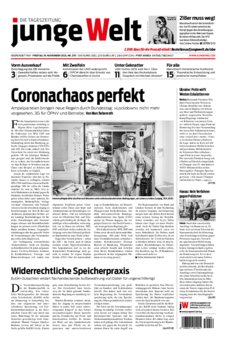 Junge Welt Zeitung 19. November 2021
