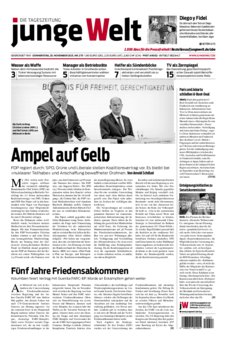 Junge Welt Zeitung 25. November 2021