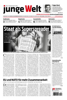 Junge Welt Zeitung 29. November 2021