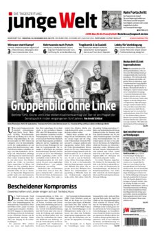 Junge Welt Zeitung 30. November 2021